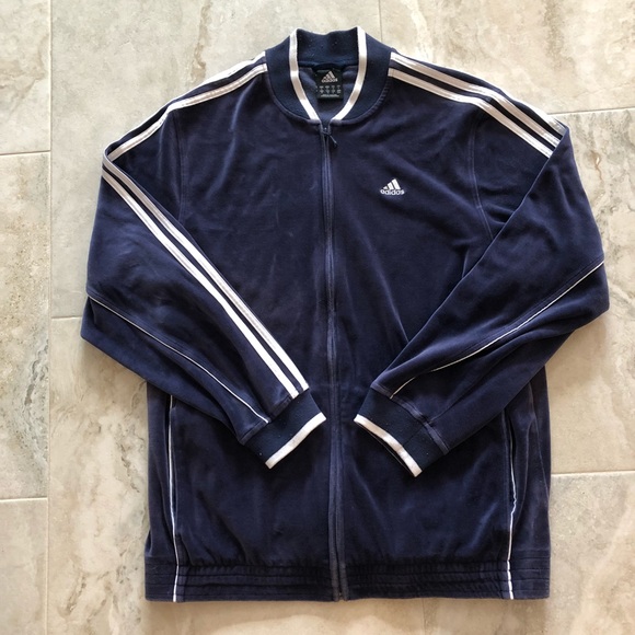 adidas suede track jacket